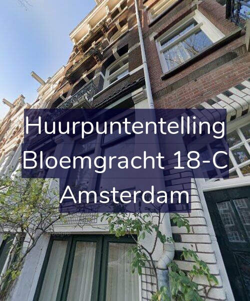 Foto gevel Huurpuntentelling voor Bloemgracht 18-C, Amsterdam