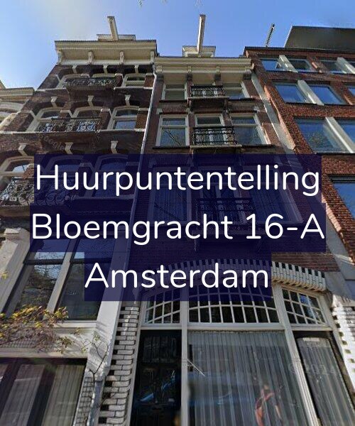 Foto gevel Huurpuntentelling voor Bloemgracht 16-A, Amsterdam