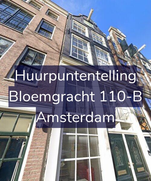 Foto gevel Huurpuntentelling voor Bloemgracht 110-B, Amsterdam