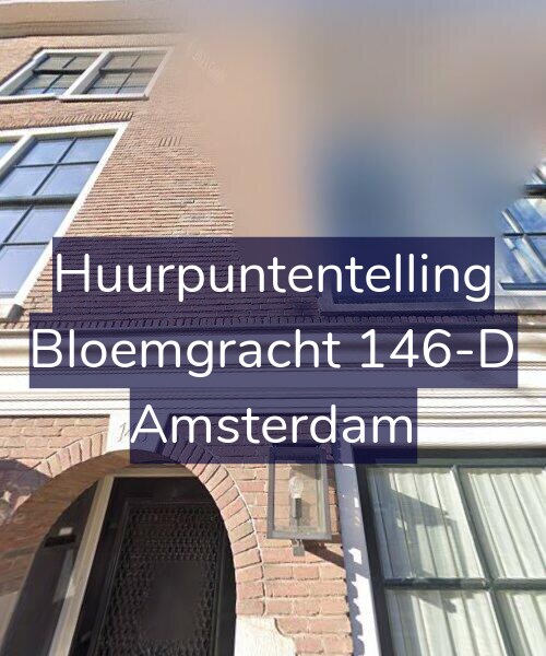 Foto gevel Huurpuntentelling voor Bloemgracht 146-D, Amsterdam