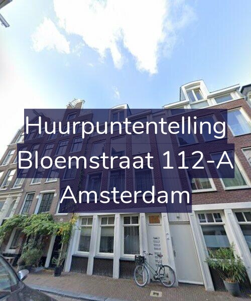 Foto gevel Huurpuntentelling voor Bloemstraat 112-A, Amsterdam