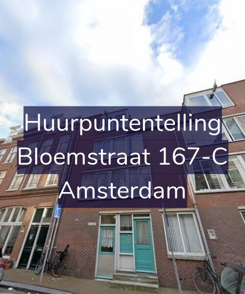 Foto gevel Huurpuntentelling voor Bloemstraat 167-C, Amsterdam
