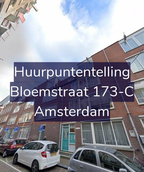 Foto gevel Huurpuntentelling voor Bloemstraat 173-C, Amsterdam