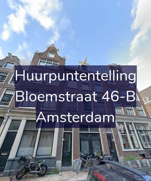 Foto gevel Huurpuntentelling voor Bloemstraat 46-B, Amsterdam