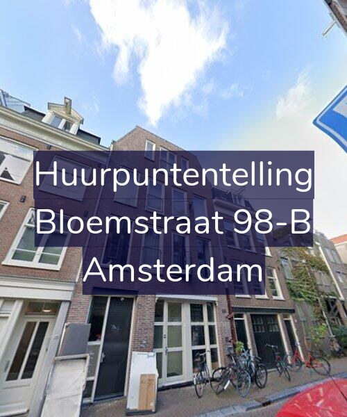 Foto gevel Huurpuntentelling voor Bloemstraat 98-B, Amsterdam