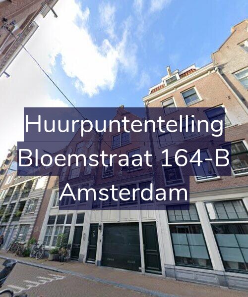 Foto gevel Huurpuntentelling voor Bloemstraat 164-B, Amsterdam