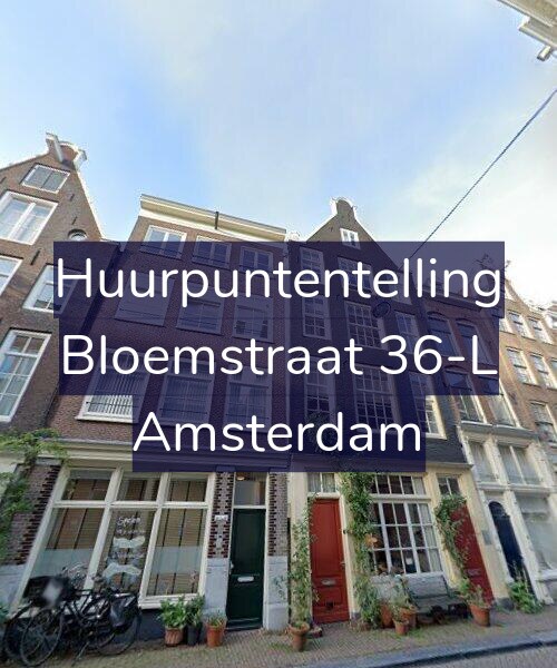Foto gevel Huurpuntentelling voor Bloemstraat 36-L, Amsterdam