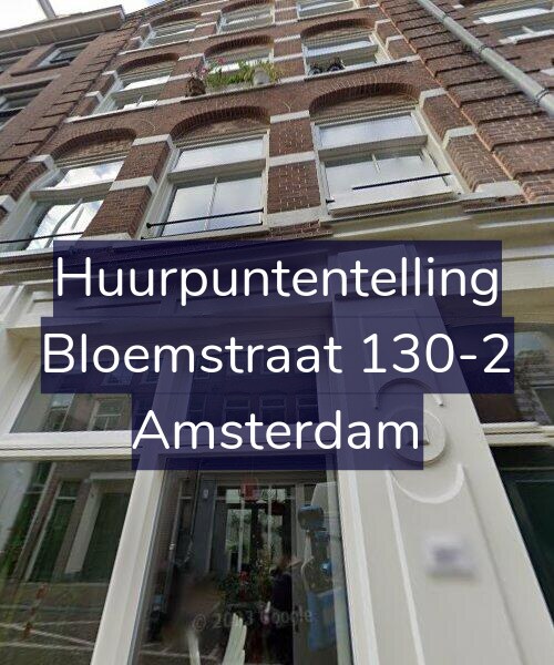 Foto gevel Huurpuntentelling voor Bloemstraat 130-2, Amsterdam