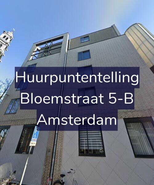 Foto gevel Huurpuntentelling voor Bloemstraat 5-B, Amsterdam