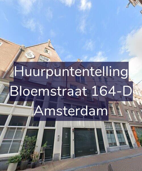 Foto gevel Huurpuntentelling voor Bloemstraat 164-D, Amsterdam