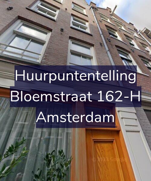 Foto gevel Huurpuntentelling voor Bloemstraat 162-H, Amsterdam