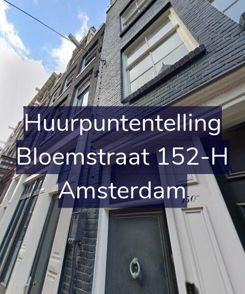Foto gevel Huurpuntentelling voor Bloemstraat 152-H, Amsterdam