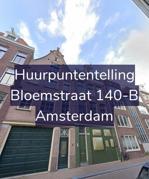 Foto gevel Huurpuntentelling voor Bloemstraat 140-B, Amsterdam