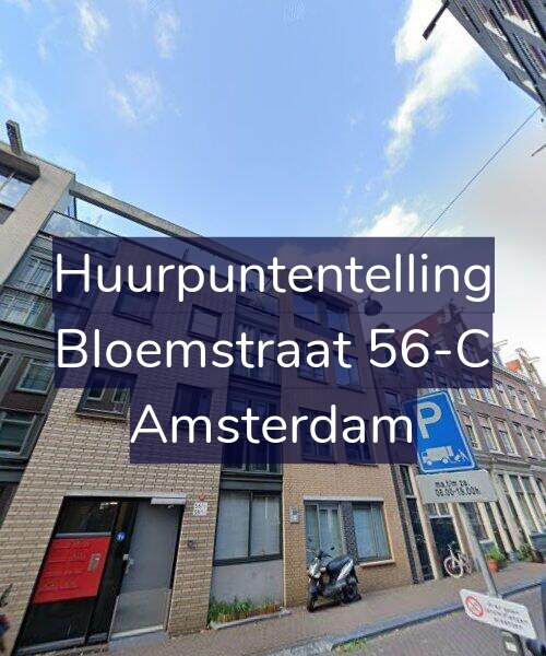 Foto gevel Huurpuntentelling voor Bloemstraat 56-C, Amsterdam