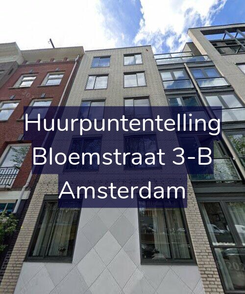 Foto gevel Huurpuntentelling voor Bloemstraat 3-B, Amsterdam