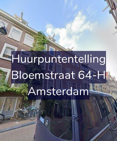 Foto gevel Huurpuntentelling voor Bloemstraat 64-H, Amsterdam