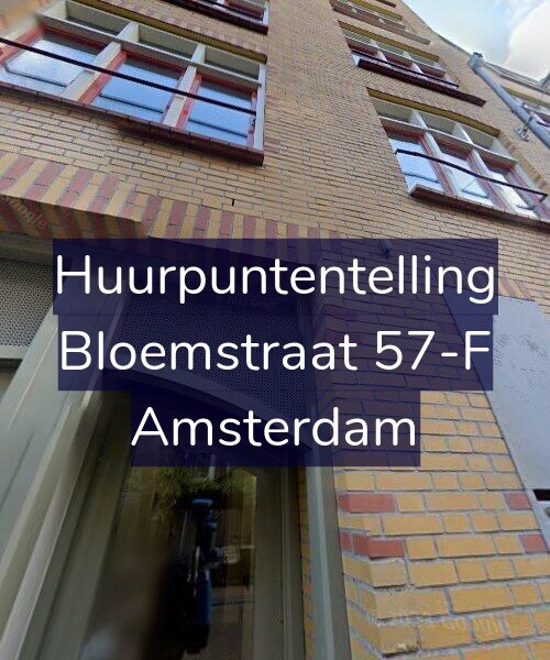 Foto gevel Huurpuntentelling voor Bloemstraat 57-F, Amsterdam