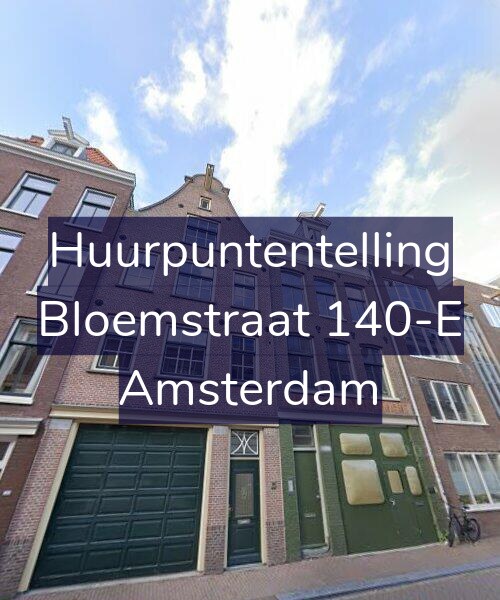 Foto gevel Huurpuntentelling voor Bloemstraat 140-E, Amsterdam