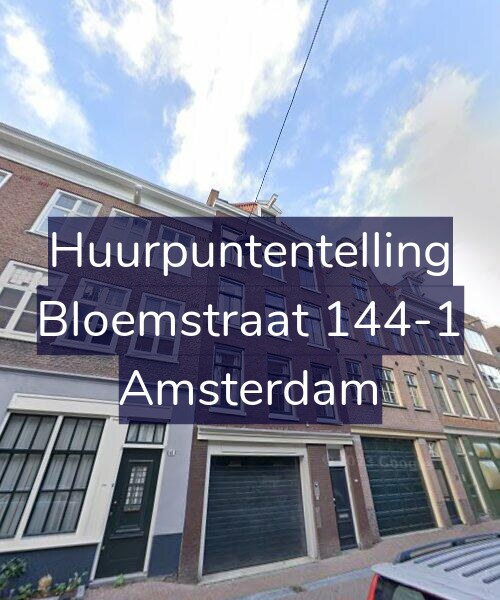 Foto gevel Huurpuntentelling voor Bloemstraat 144-1, Amsterdam