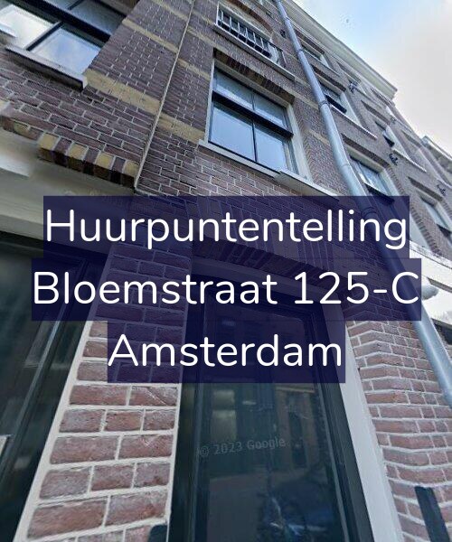 Foto gevel Huurpuntentelling voor Bloemstraat 125-C, Amsterdam