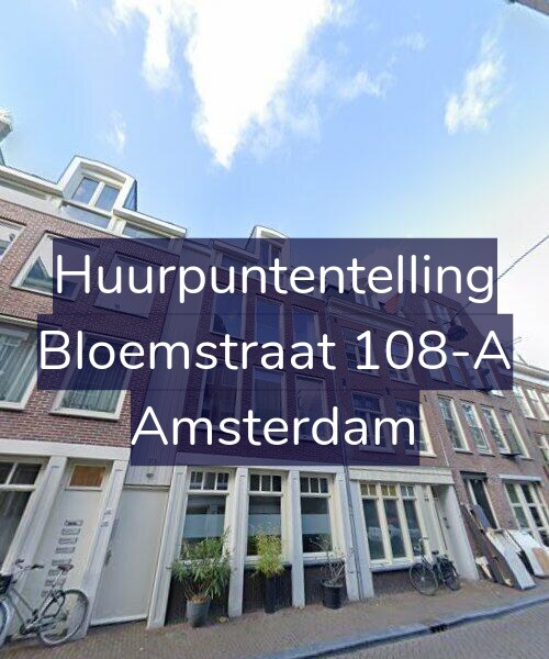 Foto gevel Huurpuntentelling voor Bloemstraat 108-A, Amsterdam