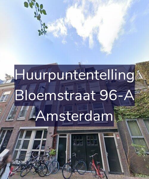 Foto gevel Huurpuntentelling voor Bloemstraat 96-A, Amsterdam