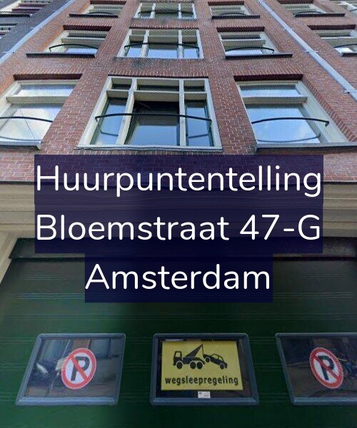 Foto gevel Huurpuntentelling voor Bloemstraat 47-G, Amsterdam