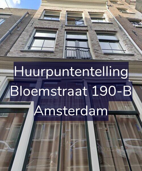Foto gevel Huurpuntentelling voor Bloemstraat 190-B, Amsterdam