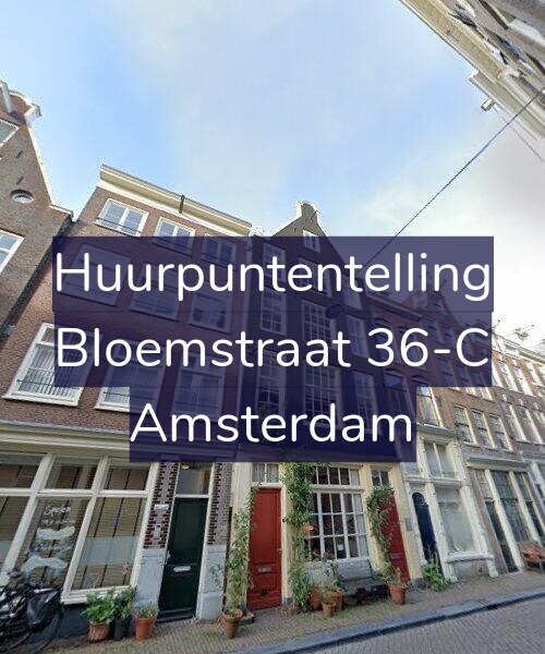 Foto gevel Huurpuntentelling voor Bloemstraat 36-C, Amsterdam