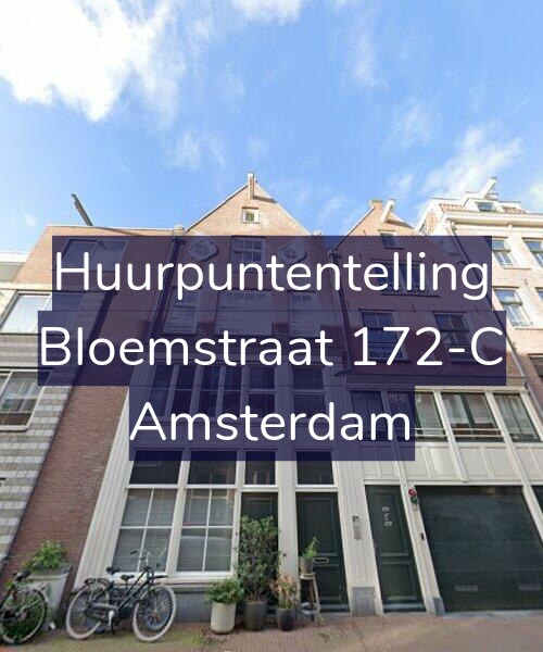 Foto gevel Huurpuntentelling voor Bloemstraat 172-C, Amsterdam