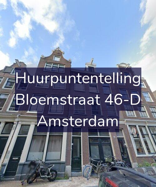 Foto gevel Huurpuntentelling voor Bloemstraat 46-D, Amsterdam