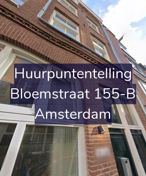 Foto gevel Huurpuntentelling voor Bloemstraat 155-B, Amsterdam