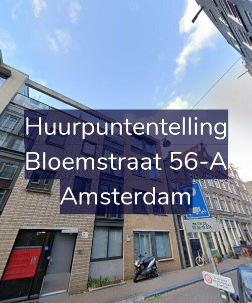 Foto gevel Huurpuntentelling voor Bloemstraat 56-A, Amsterdam