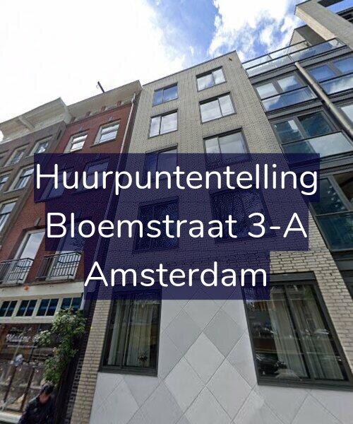 Foto gevel Huurpuntentelling voor Bloemstraat 3-A, Amsterdam