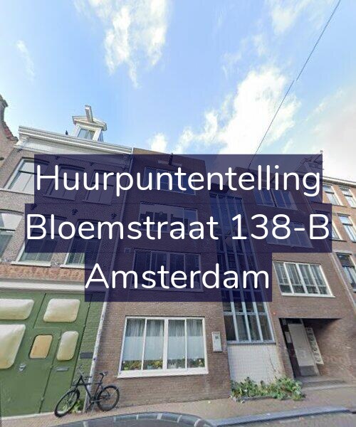 Foto gevel Huurpuntentelling voor Bloemstraat 138-B, Amsterdam