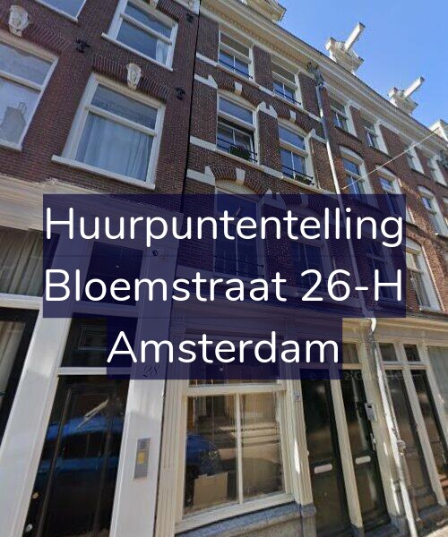Foto gevel Huurpuntentelling voor Bloemstraat 26-H, Amsterdam