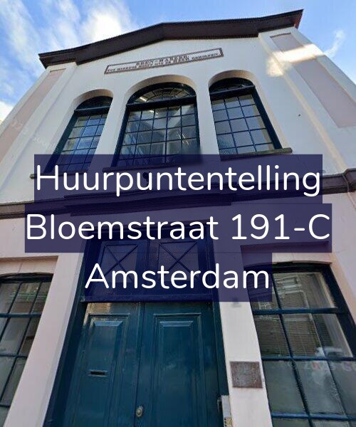 Foto gevel Huurpuntentelling voor Bloemstraat 191-C, Amsterdam