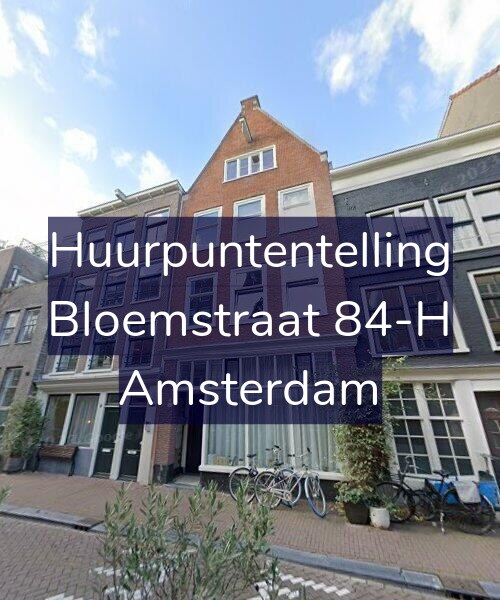 Foto gevel Huurpuntentelling voor Bloemstraat 84-H, Amsterdam