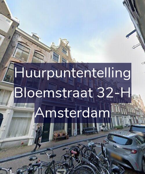 Foto gevel Huurpuntentelling voor Bloemstraat 32-H, Amsterdam