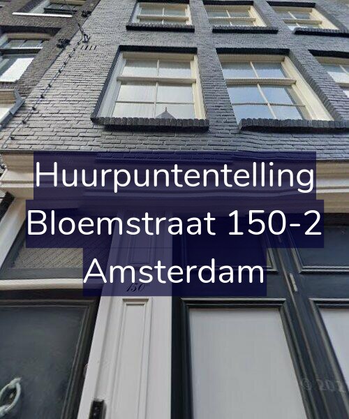 Foto gevel Huurpuntentelling voor Bloemstraat 150-2, Amsterdam