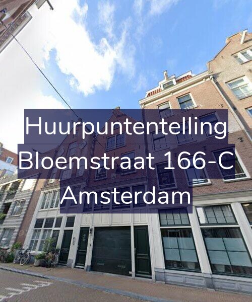 Foto gevel Huurpuntentelling voor Bloemstraat 166-C, Amsterdam