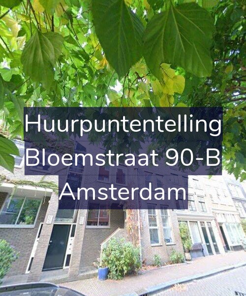 Foto gevel Huurpuntentelling voor Bloemstraat 90-B, Amsterdam