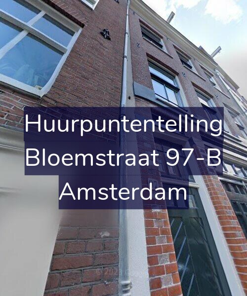 Foto gevel Huurpuntentelling voor Bloemstraat 97-B, Amsterdam