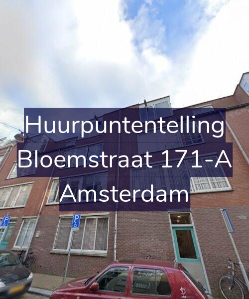 Foto gevel Huurpuntentelling voor Bloemstraat 171-A, Amsterdam