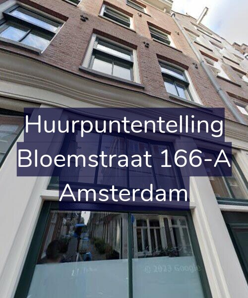 Foto gevel Huurpuntentelling voor Bloemstraat 166-A, Amsterdam