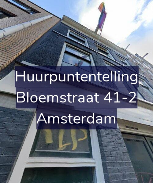 Foto gevel Huurpuntentelling voor Bloemstraat 41-2, Amsterdam