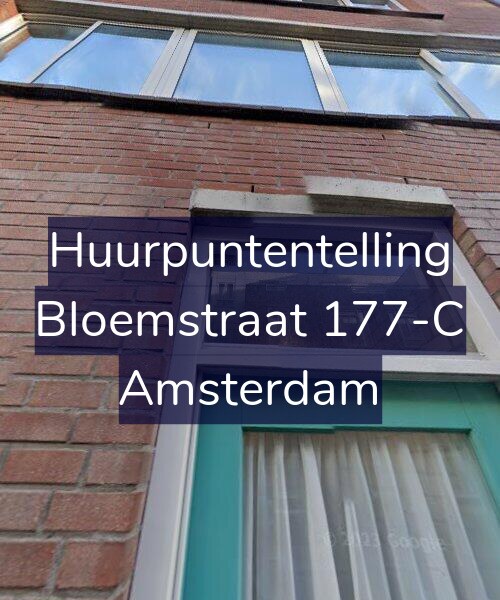 Foto gevel Huurpuntentelling voor Bloemstraat 177-C, Amsterdam