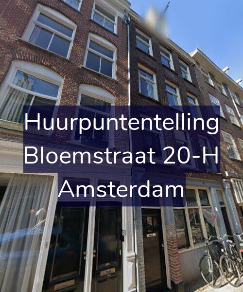 Foto gevel Huurpuntentelling voor Bloemstraat 20-H, Amsterdam