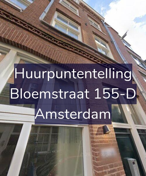 Foto gevel Huurpuntentelling voor Bloemstraat 155-D, Amsterdam