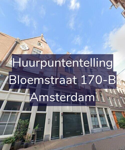 Foto gevel Huurpuntentelling voor Bloemstraat 170-B, Amsterdam